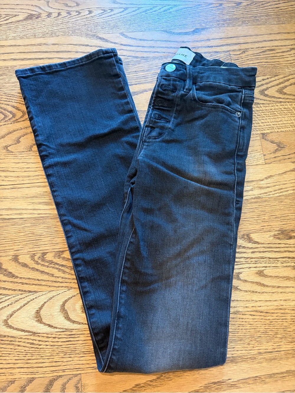 Frame Jeans Le Mini Boot Charlie Black Grey
